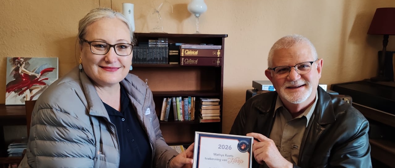 RSG se Fanie du Toit vereer vir sy werk om hindernisse af te breek