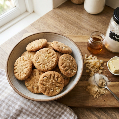 Surita se drielaag-gemmerkoekies