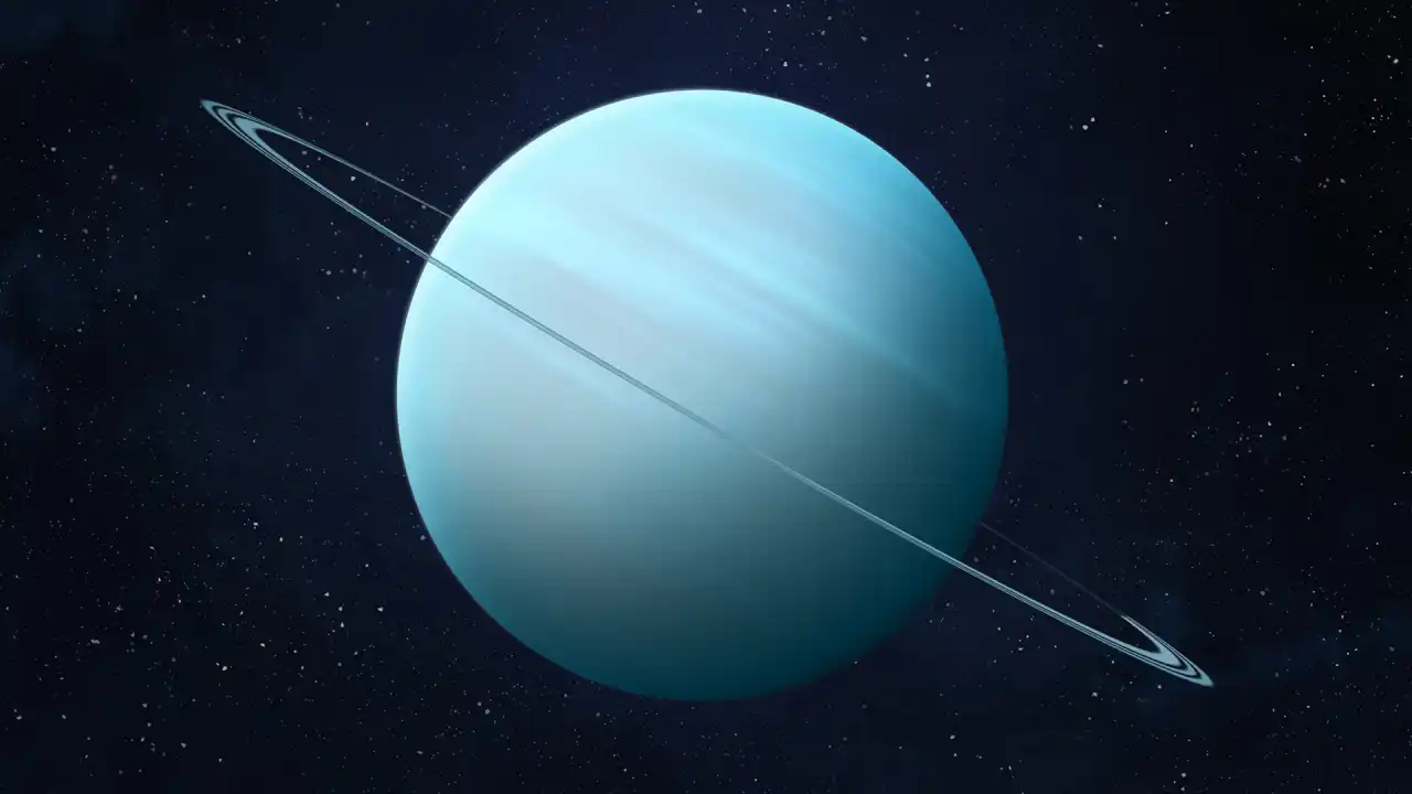 Hoekom is Uranus ysig koud al is hy naby die son?