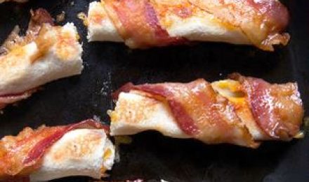 bacon chees roll ups